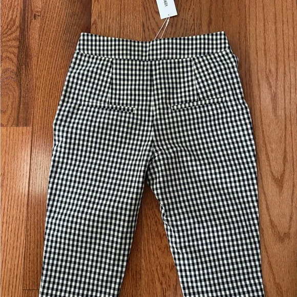 Veronica Beard Black Gingham Tani Pants. Size 0 & 2. Brand new!